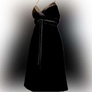 Rampage silky mini dress. Size S. Black with cute black/white detail